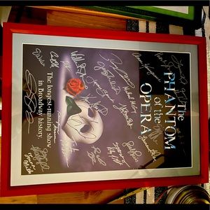 Signed “Phantom of the Opera” Poster
